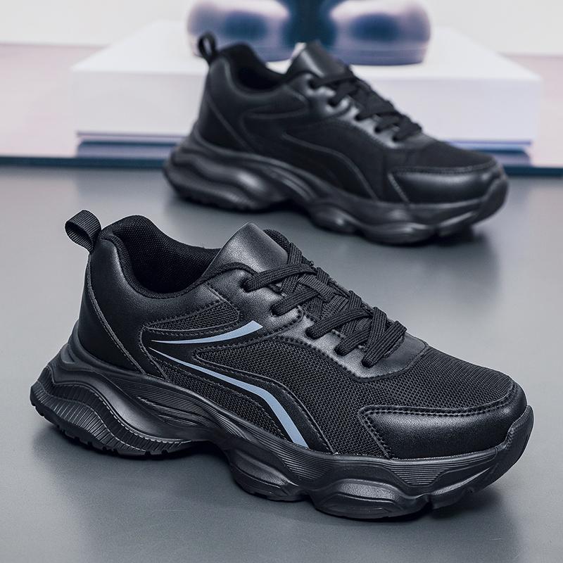 Великий Розмір 50 Платформа Кросівки для Ходьби Чоловічі Висока Якість Вуличні Спортивні Баскетбольні Кросівки для Чоловіків Чорні Повсякденні Кросівки для Бігу Чоловічі