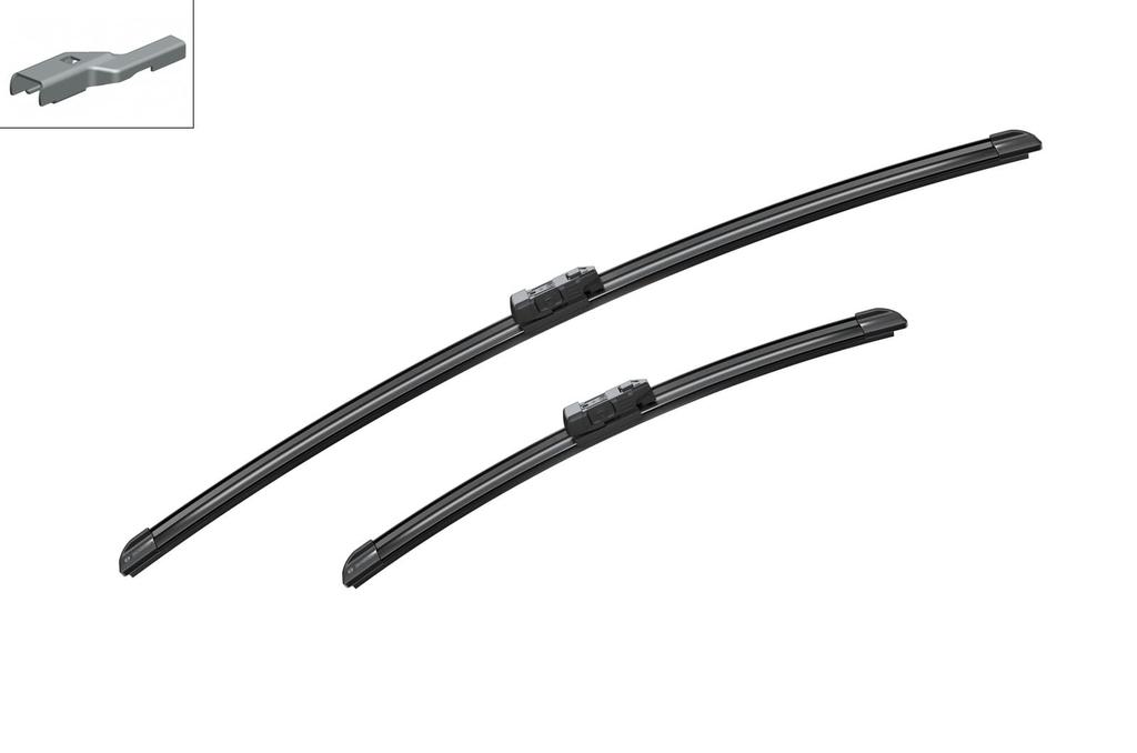 BOSCH A414S Flat Wiper Blade for Imported Aero Twin Models Cars, Only, 650/400mm