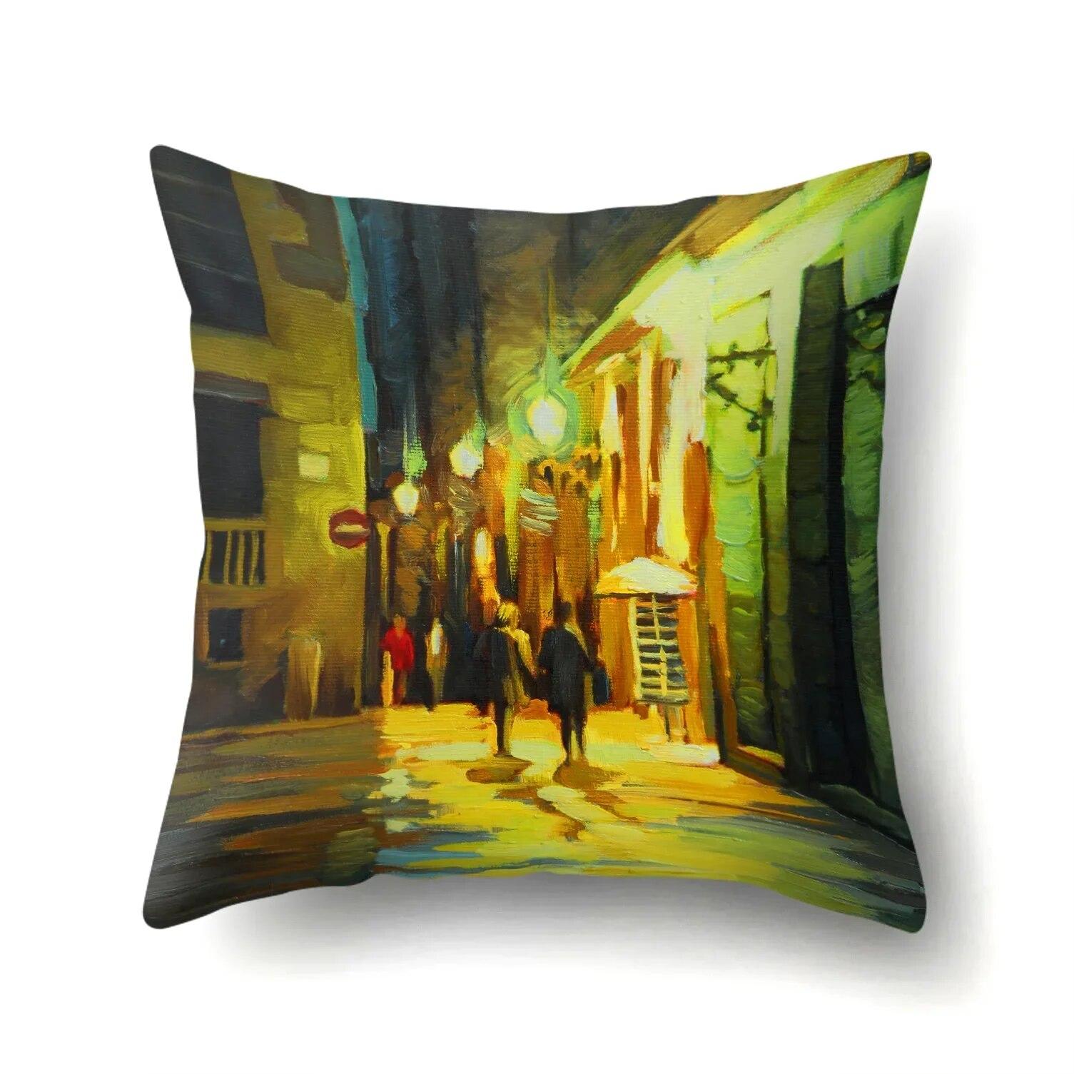 

Картина маслом Наволочка Офис Талия Диван 40x40cm