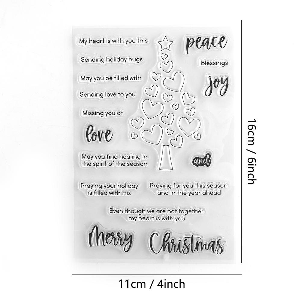 Handwritten Borders Clear Stamps Sassy Christams Rubber Stamps For DIY Scrapbooking Album Card Making Decoration Paper Craft