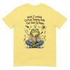 Wünschte, ich hätte keine kritischen Denkfähigkeiten Lustiges Frosch Sarkastisches Grafik-T-Shirt Geschenk