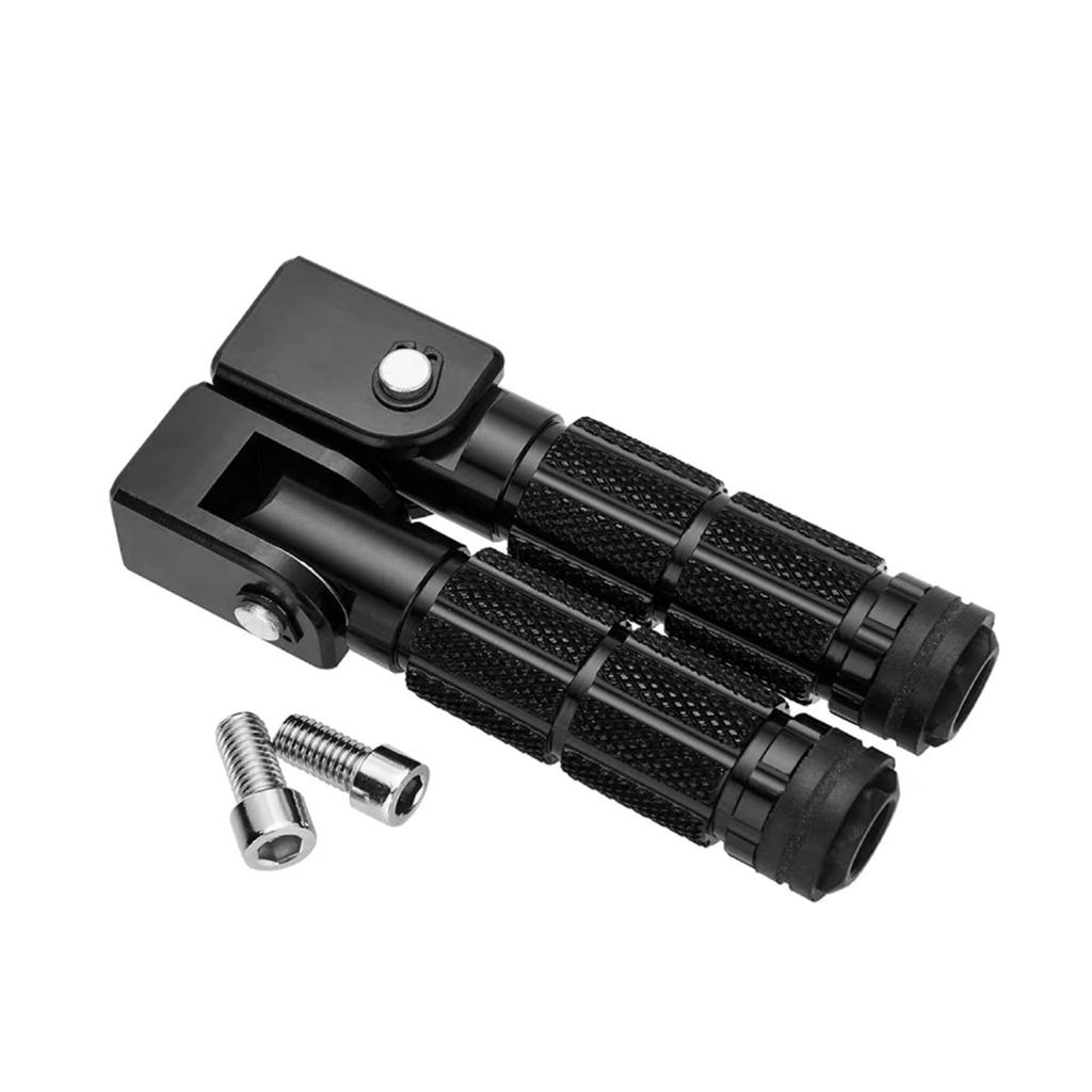 Universal M8 Rear Footrests Foot Peg 90 Degree Fixed Folding Passenger Pedal