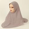 Women Amira Hijabs Instant Hijab Scarf Shaw Khimar Lace Turban Modest Muslim Prayer Hijab Arabic Jilbab Femme Musulman