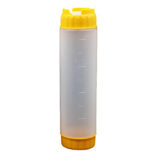 Honey Dispenser Squeeze Bottle BPA-Free Salad Dressing Dispenser Reusable Syrup Container