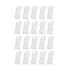 20Pcs/Set Practical Connectable Coat Hanger Hook Stable Waterproof Plastic Clothes Rack Hook for Home
