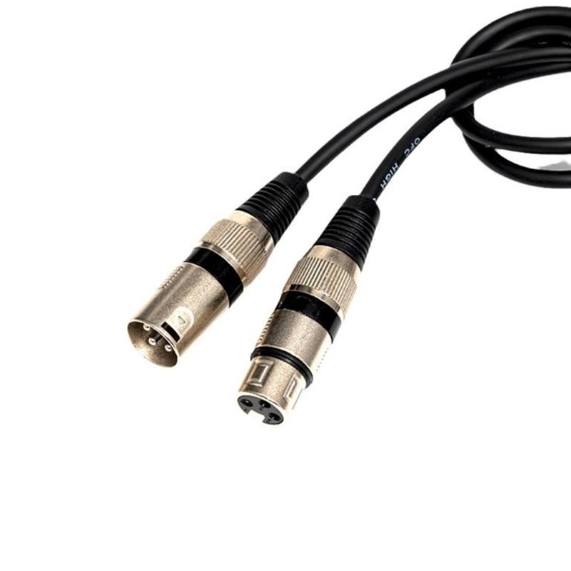 2pcs Mic Cable 10 Feet Flexible PVC Shielding Cable Flexible Cord for Noise Reductions in Recording Meeting
