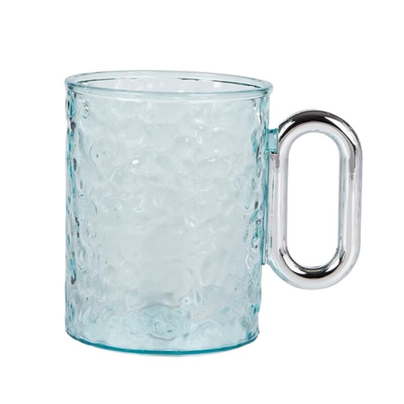 YIXI Light Luxury Glacier Pattern Glass Mouthwash Cup