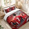 Bedding Set 1 Duvet Cover 2 Pillowcases Cristiano Ronaldo Print Bedroom Home Decoration