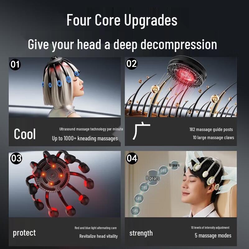 Hezheng HZ-RELAX-2 Electric Head and Scalp Massager