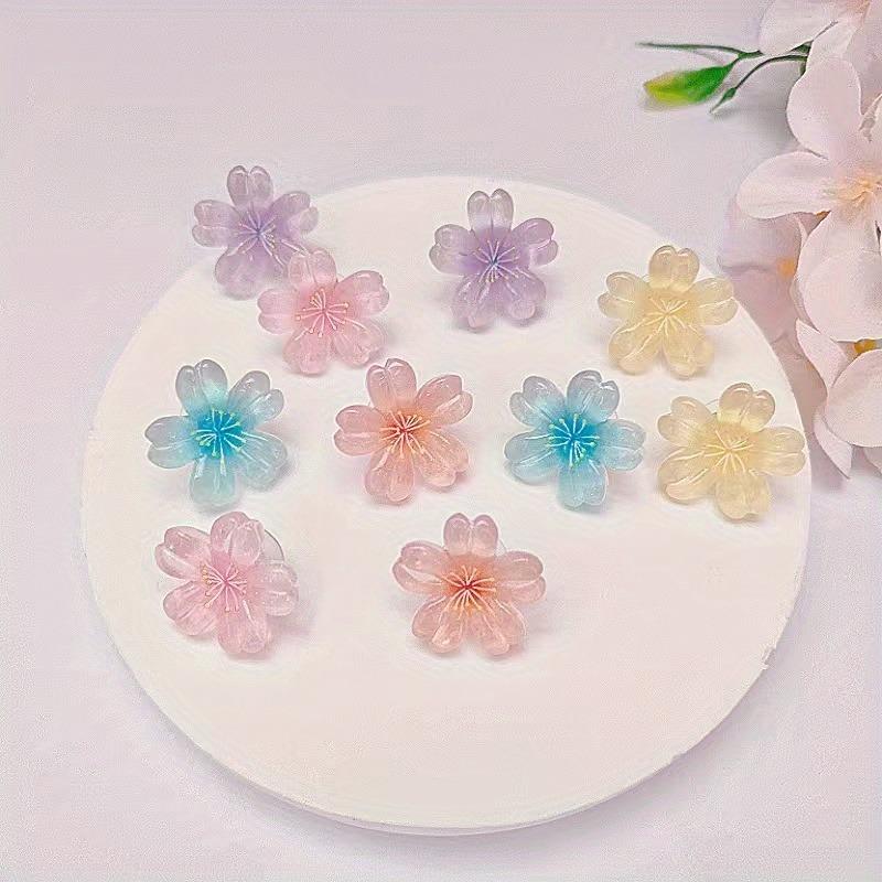 Cherry Blossom DIY Resin Accessories Cream Glue Phone Case Hair Clip Accessories Patches