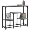 VidaXL Console Table Sonoma Grey 89.5x28x76 Cm Engineered Wood 833386