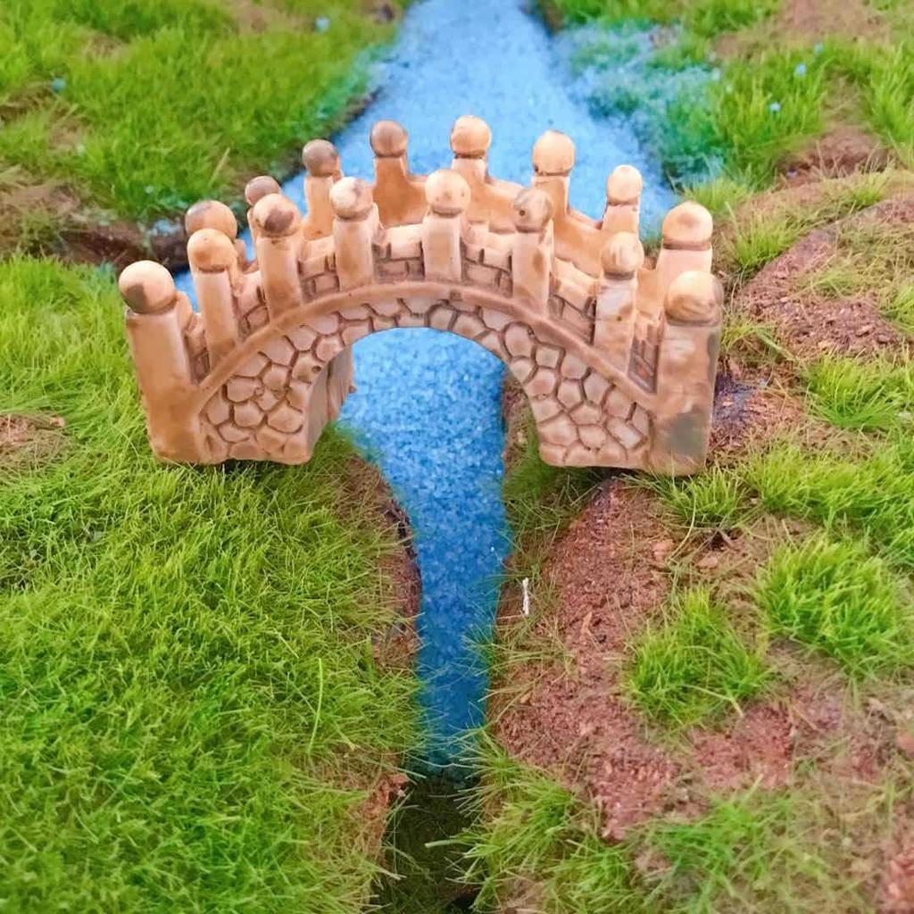 Two-Color Arch Bridge Miniature Succulent Landscape Ornaments