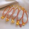 New Chinese style red braided rope natal year pony pendant bracelet bracelet personalized jewelry