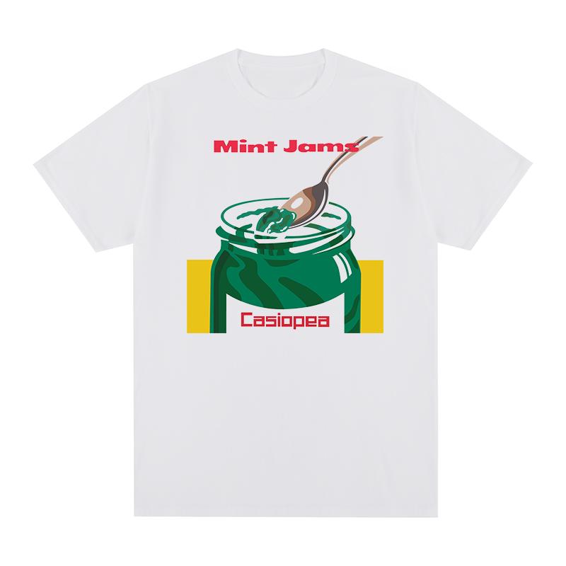 Футболка Mint Jams джаз Японский 80-е Фьюжн Музыка Тэцуо Сакураи Ёсихиро Нарусэ Хлопок Мужская футболка Новая ТИШКА ТИШКА Женские топы S