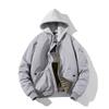 Giacca Uomo Giacca Donna Autunno Inverno Moda Vintage Cappotto da Baseball con Cappuccio Casual Antivento