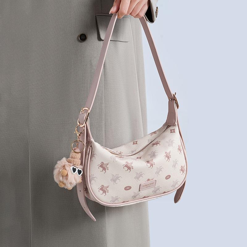 

Versatile Trendy Texture Woven Pattern Women S Bag Foreign Casual Messenger Bag Fashionable Shoulder Dumpling Bag