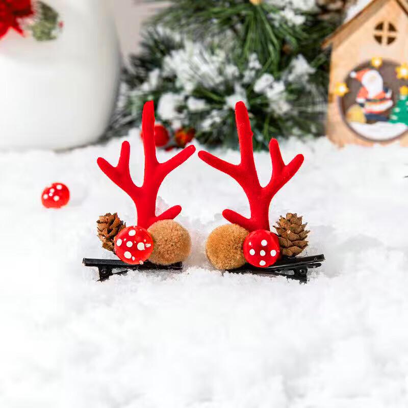 

Cute Christmas Reindeer Antler Hair Clip