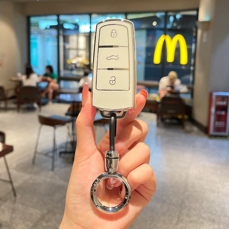 Pro VW TPU Kryt na klíčenku pro auto Shell Fob pro VW/Volkswagen CC Passat B6 B7 Passat 3C CC Maogotan R36 B5 B7L 3 Tlačítka Ac