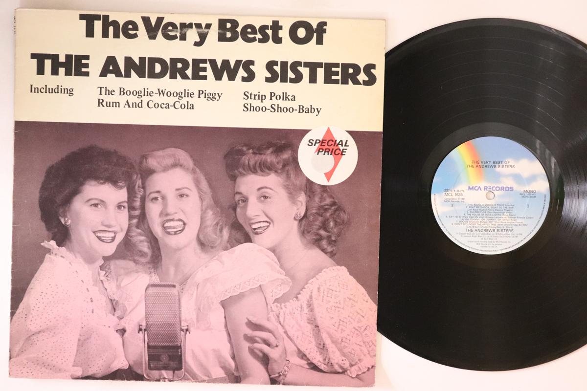 

LP Record ANDREWS SISTERS - Very Best Of MCL1635 MCA Records 1981 UK Jazz Used