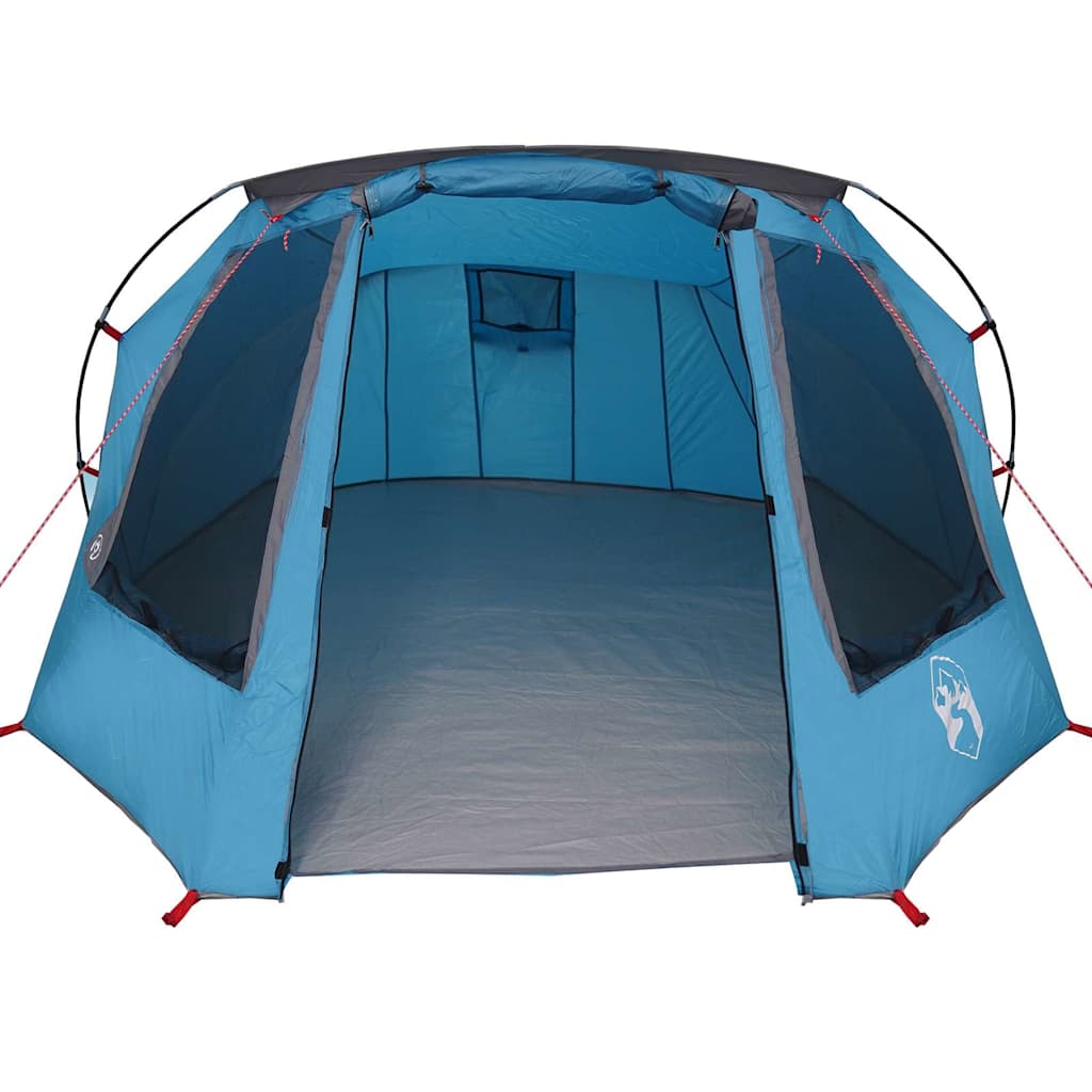 Tunnel Tent for 3 Persons Blue and Gray 328 x 228 x 115 cm