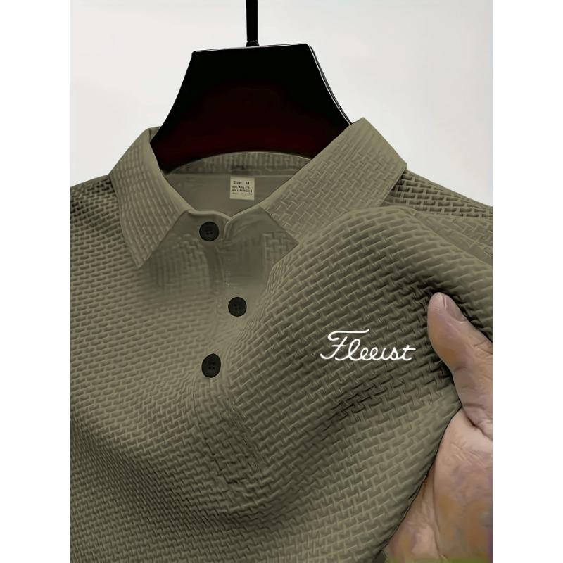 Summer Men's Cool and Breathable Ice Silk Polo Shirt
