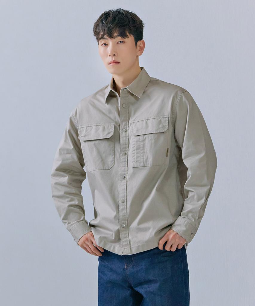 CHASECULT Men'S Utility Shirt Jacket-Cerk5411B0X