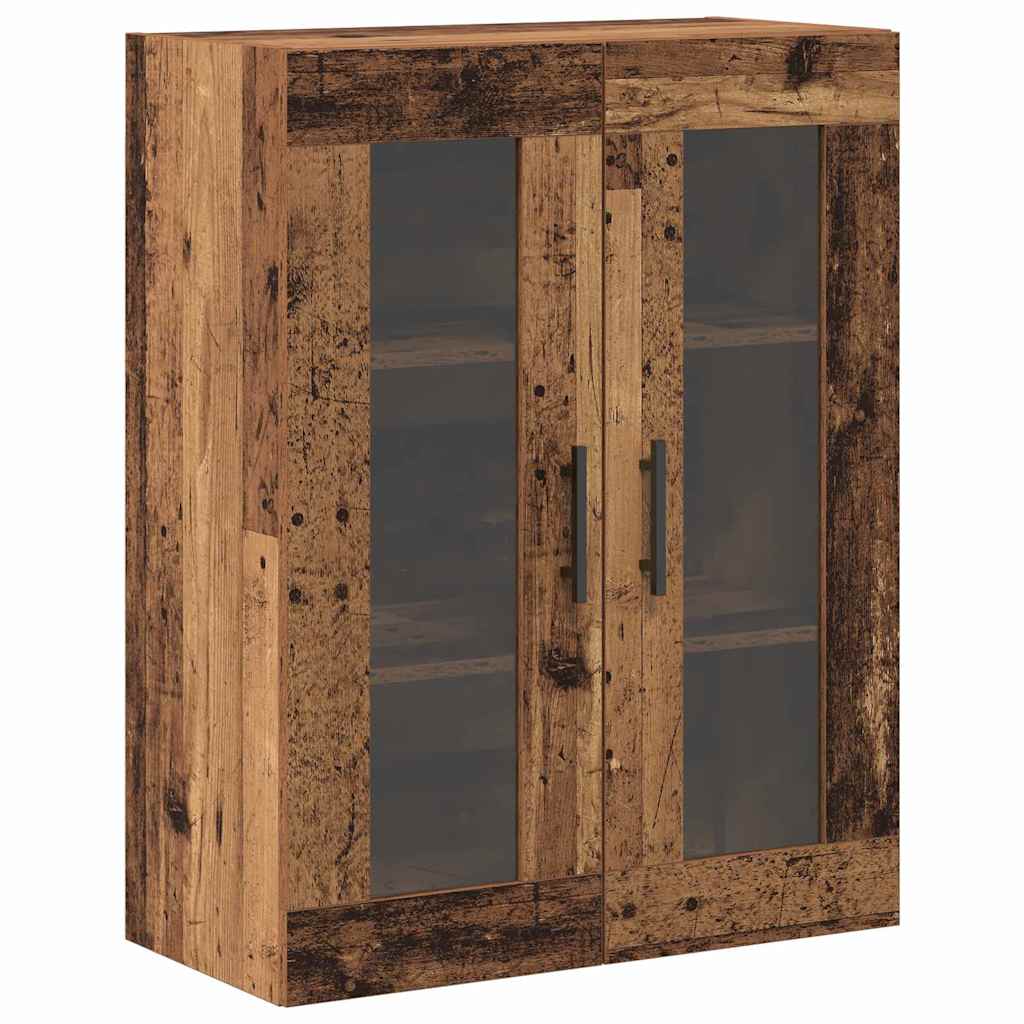 Highboard 2 pcs Reclaimed Wood Effect Particleboard