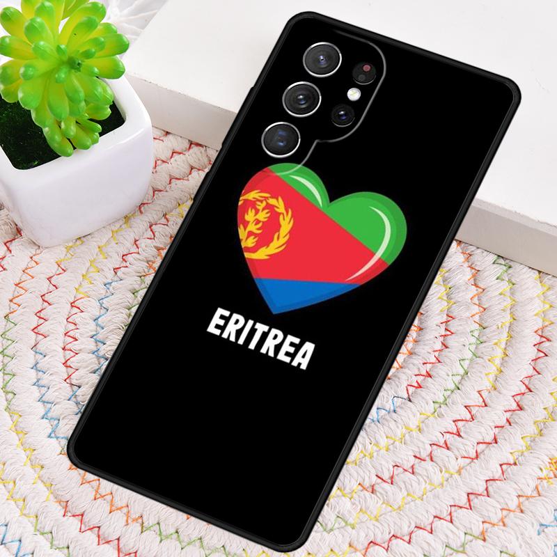 Eritrea Flaggenmuster Handyhülle für Samsung Galaxy note 10 pro S26 Ultra S23 S24 FE S25 S21 S22 PLUS stoßfeste Hülle