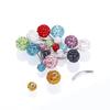 Zircon Crystal Ball Belly Button Rings Stainless Steel Shiny Body Jewelry  Accessories