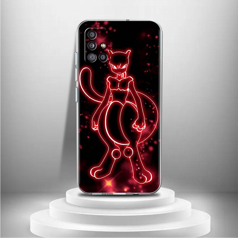 

Clear Case For Samsung Galaxy A52 A12 A51 A32 A21s A71 A32 A22 50 A70 A31 A72 5G Phone Cover Anime Pokemon Japan Samsung A51 4G