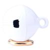 Pet Collar Bell Iron Pet Round One Piece Bell Collar Pendant Accessories with Keyring for Cats and Dogs