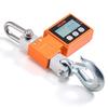 Digital Crane Scale, 1100 lbs/500 kg Max Capacity, Heavy Duty Industrial Hanging Scale with Cast Aluminum Case & LCD Display, 100 g Division & 3 Unit