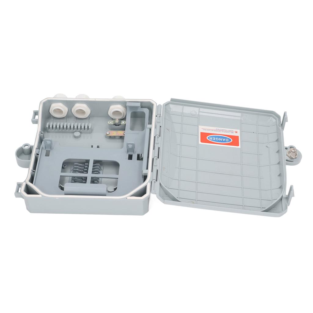 Optical Fiber Distribution Box 8 Core Waterproof Fiber Optic Splitter Box for Indoor Outdoor