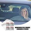 Oil Change Decals 40PCS 2x2Inch Service Reminder Stickers Next Service Due Labels Easy To Write On Window Labels for Car Auto