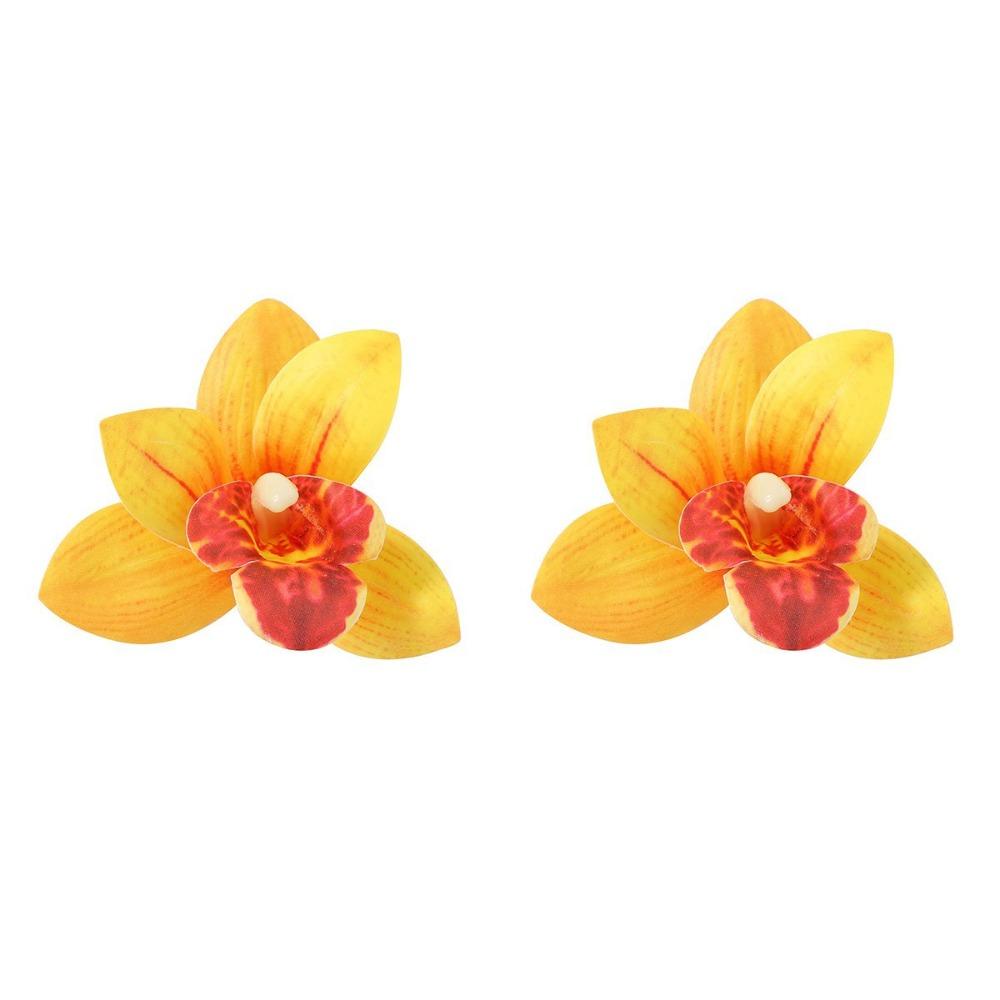 Korean Style Large Flower Earrings Butterfly Orchid Bohemian Dangle Earring Decoration