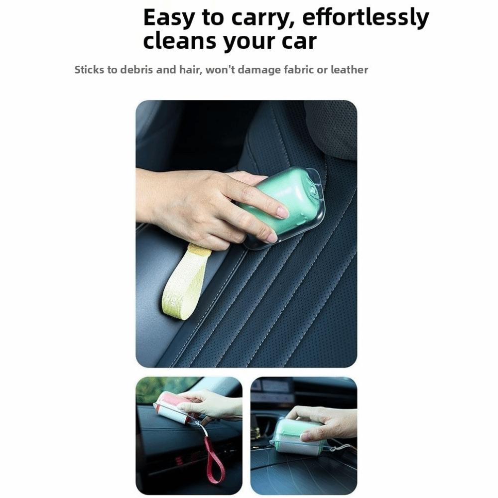 Reusable Tearable Roll Paper Sticky Roller Brush Strong Adhesiveness Dust Removal Pet Hair Remover Detachable Manual Lint Roller