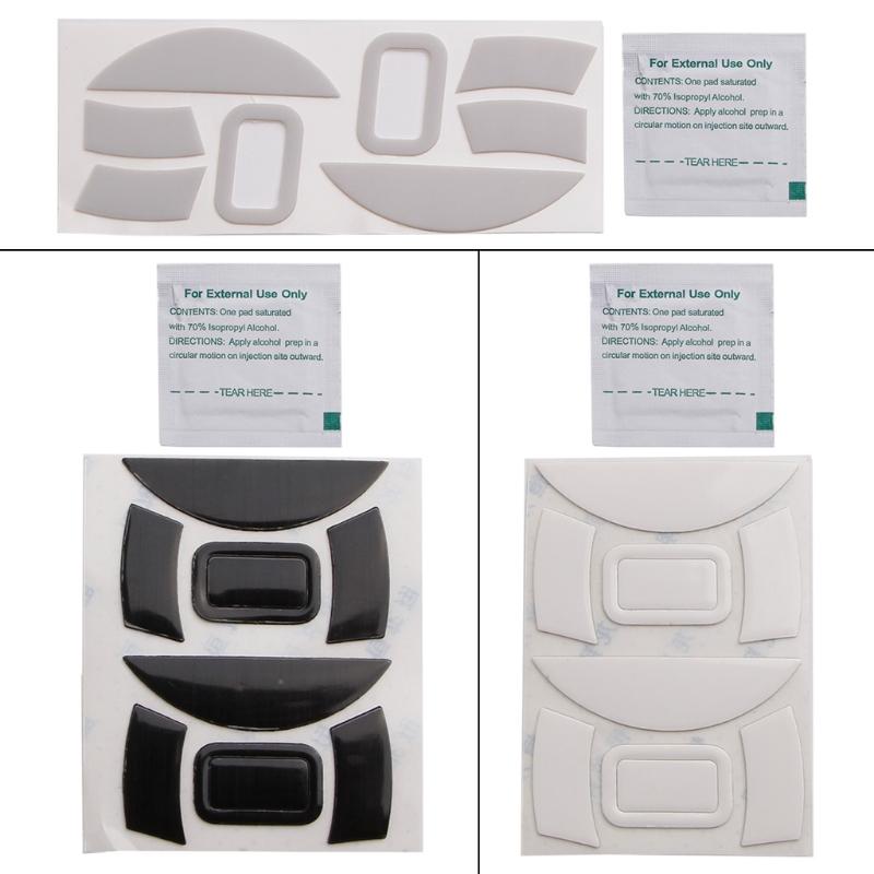 2Pack Mouse Feet Pedal for Razer DeathAdder Essential 2000 Replacement Mouse Feet Glides Curve Edge Mouse Feet Sticker