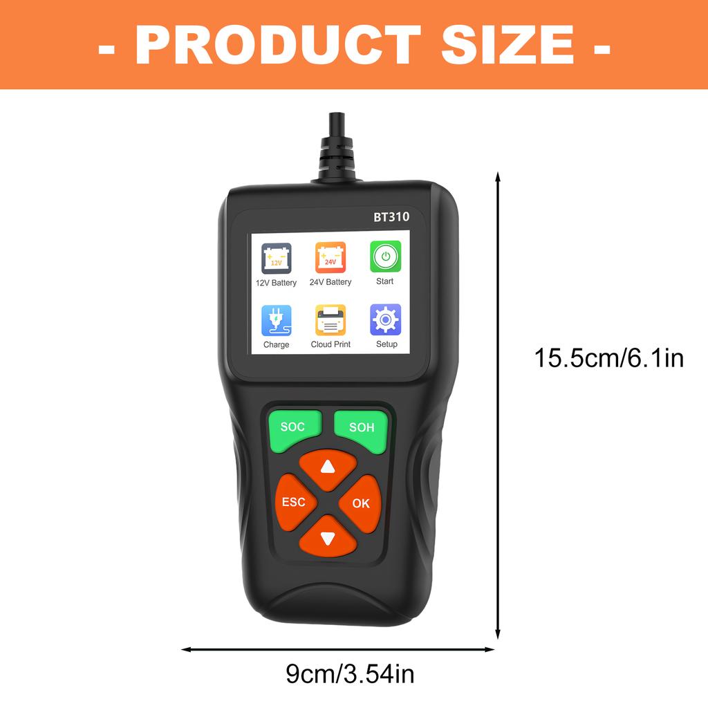Multipurpose Car Battery Tester For Reliable Voltage And Current Measurement Car Battery Analyzers