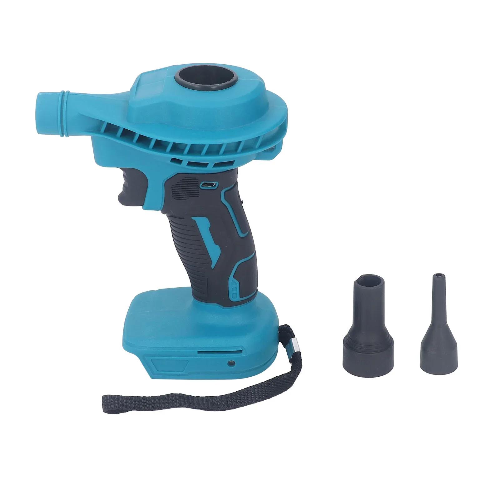 

Электрический воздуходув, аккумуляторный пылесос, ручной воздуходув для пыли с питанием от аккумулятора для интерфейса BL1830 BL1840 BL1850 BL1860 синий