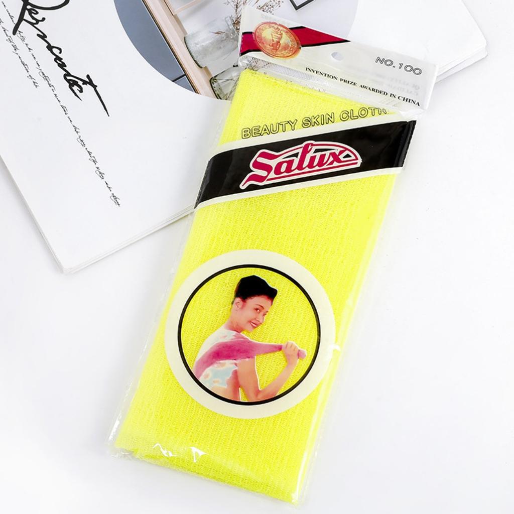1pc Beauty Skin Exfoliating Cloth Washcloth Japanese Body Wash Towel Nylon Bath Towel Skin Polishing Towel Body Back Scrubber