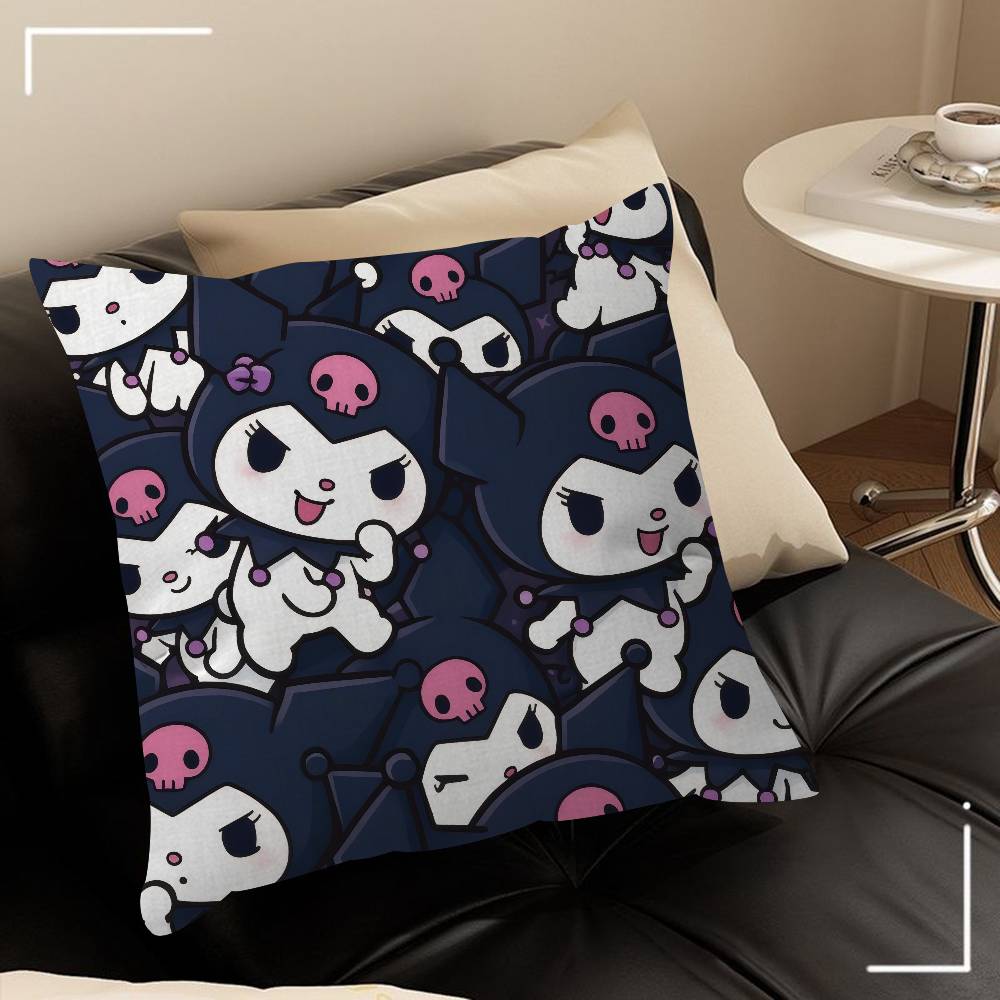 

Anime cartoon black cute Stitch Lucky Dragon pillow cover sofa cushion cover home room decoration children gift 30cmx30cm