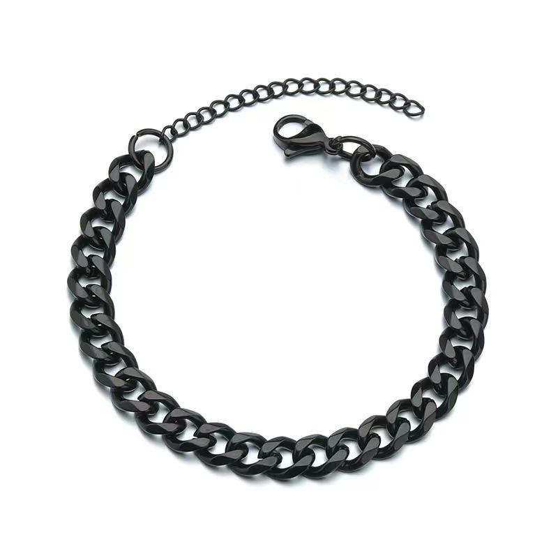Custom 100 Languages 'I Love You' Projection Bracelet - Stainless Steel Cuban Chain Bangle for Men & Women