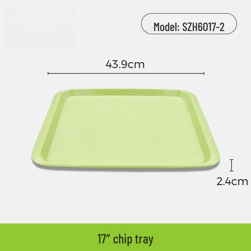 17-inch Melamine Round Fast Food Tray