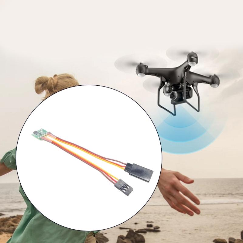 Servo Signal Reverser Rotations Inverter 4-6V/3.6V-24V Steering Gear Reverser for JR Futaba Aircraft Steering Gear