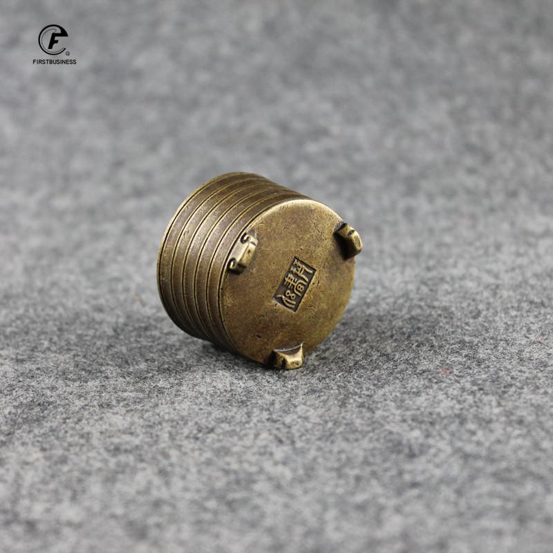 Antique Copper Incense Stick Burner Retro Brass Pocket Hollow Incense Holder Writing Brush Washer Home Decor Desk Decoration