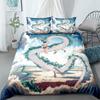 Horse Carriage Duvet Cover Set King Queen Double Full Twin Single Bed Linen Set