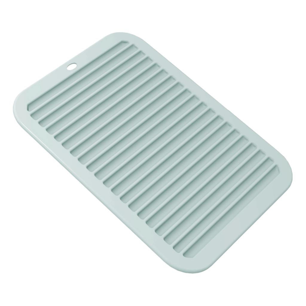 Silicone Drying for Kitchen Counter, Dish Drying Pad, Flexible for Cups and Utensils,