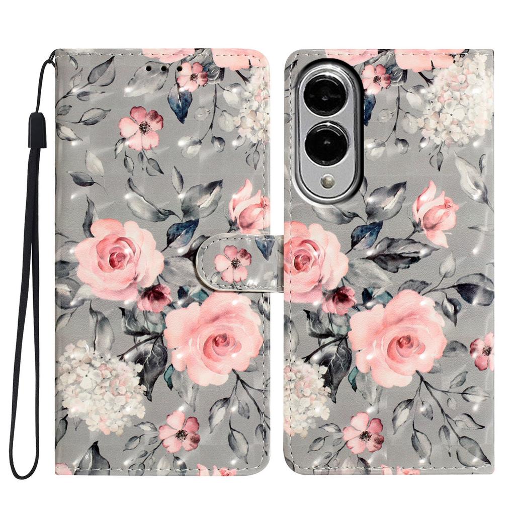 3D Pattern PU Leather Phone Wallet Case for Samsung Galaxy S7 S8 S9 S20 S21 S22 S23 S24 S25 Note8 Note9 Note10 Note20 A10 A12 A13 A14 A15 A16...