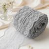 Water Soluble Lace 4cm Width Ideal For Clothing Sewing Craft Projects And Decorative Use Polyester Fabric