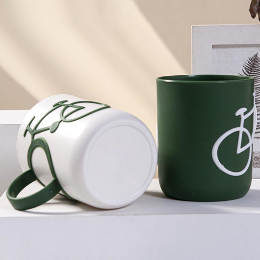 

White/Green Mouthwash Cup PP Bathroom Cup New Toothbrush Cup